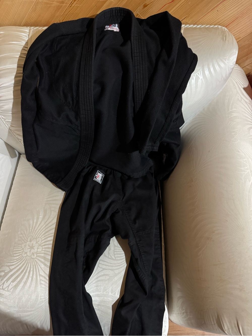 Kids Black Martial Arts Pants - Unbranded